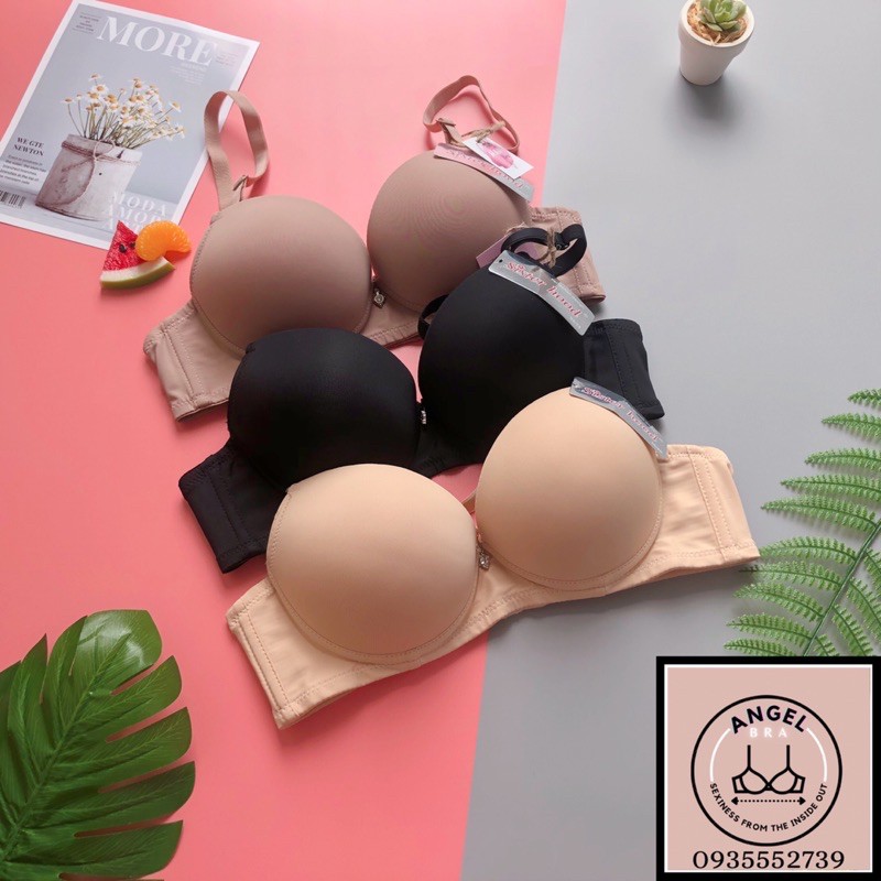 Áo lót ngực đệm dày Thái Lan Sisterhood 2354 mặc áo dài có gọng vải mát thoáng khí