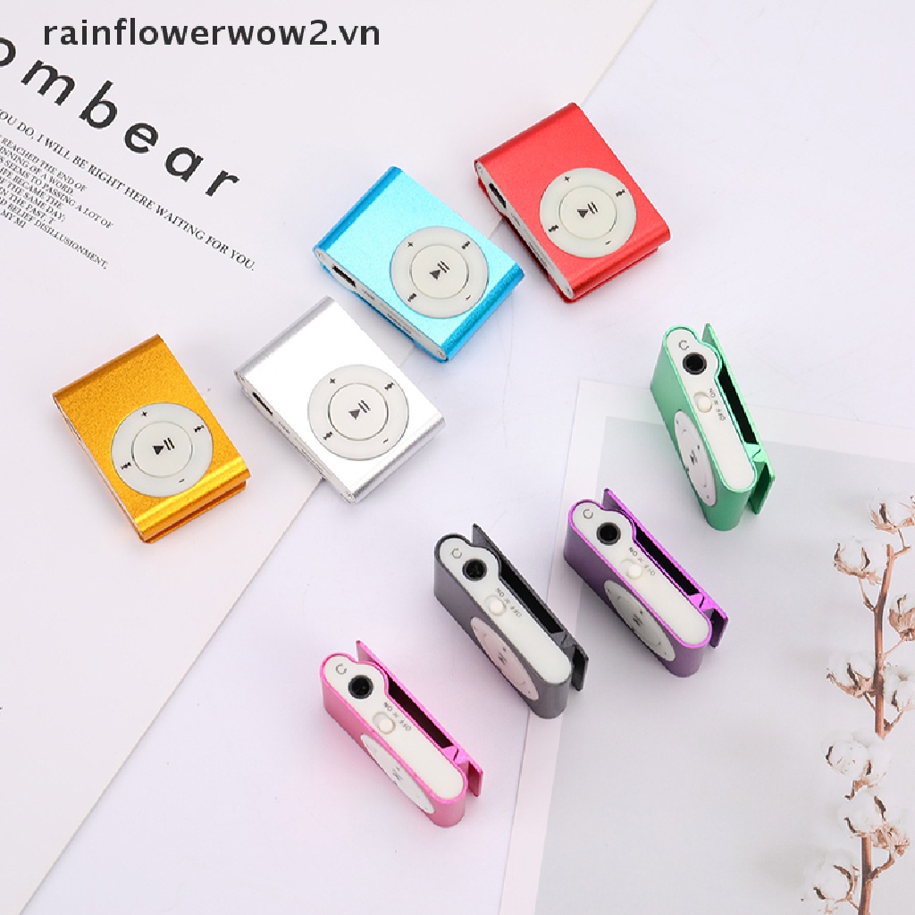 Máy Nghe Nhạc MP3 Mini Di Động Hỗ Trợ Thẻ Nhớ Micro TF 32GB