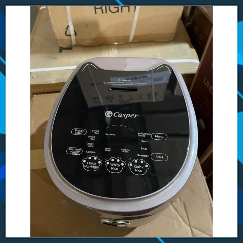 Nồi cơm điện tử 1.8 lít Casper CD-18RC01 CS 760W hẹn gờ 24h, Thương Hiệu Thái Lan, Bh 24 tháng