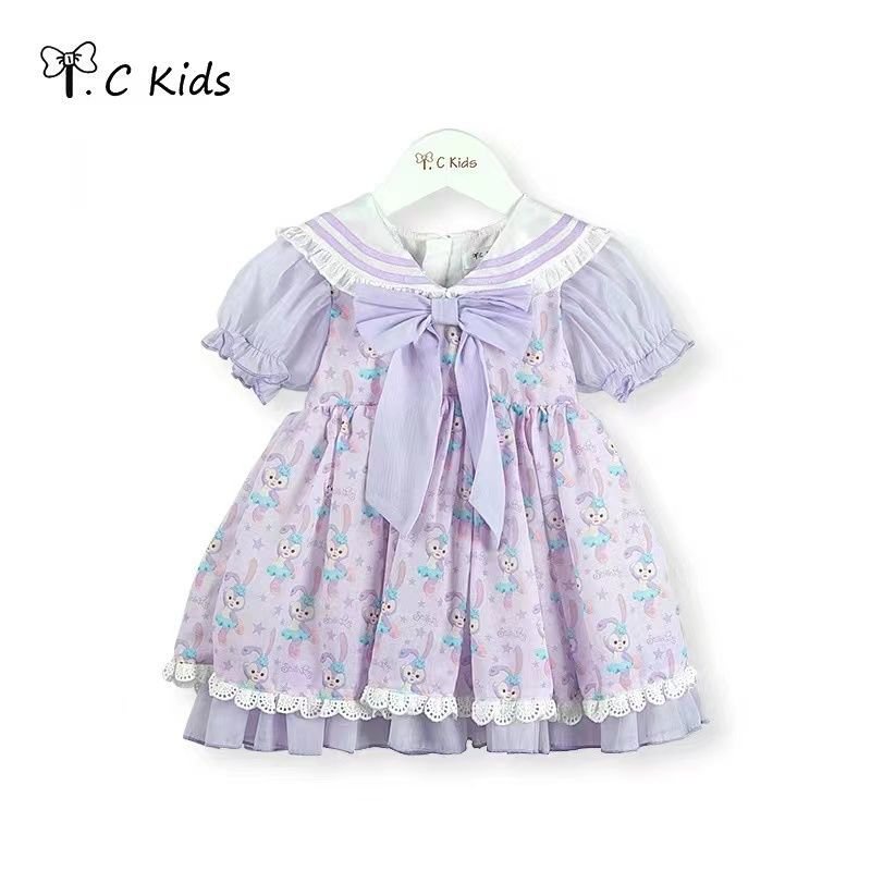 Đầm Công Chúa Lolita Thời Trang Mùa Hè Cho Bé Gái