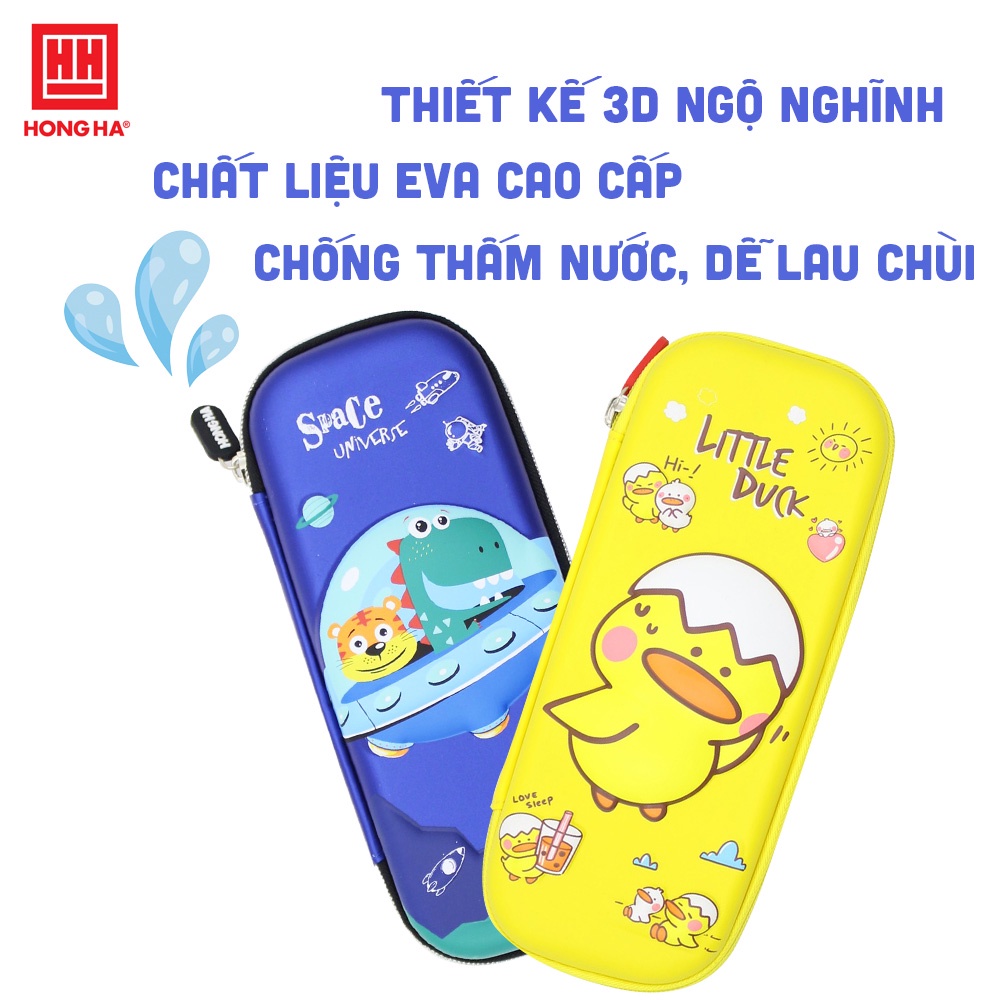 Hộp bút EVA cao cấp in 3D chống thấm nước Hồng Hà 3516/3518