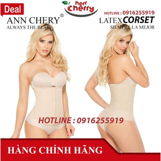 Đai nịt bụng ANN CHERY 1024 dáng kéo khoá màu nude