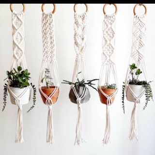 Dây treo chậu cây Vintage (Macrame plant hangers - handmade)
