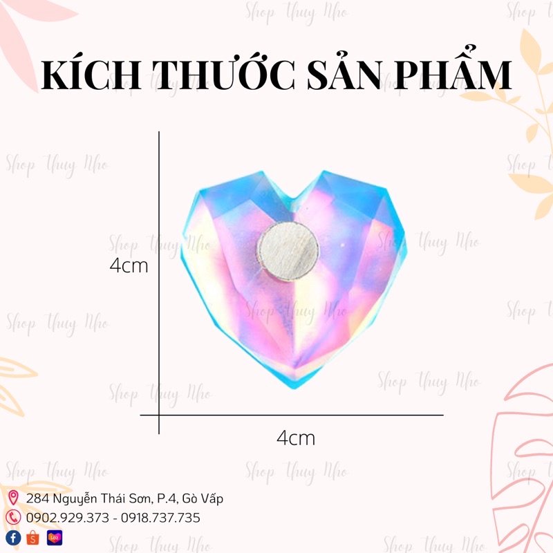 Đế kê móng tay nâm châm tập vẽ hoạ tiết trái tim hologram cao cấp dụng cụ làm móng tay chuyên nghiệp nghệ thuật nail