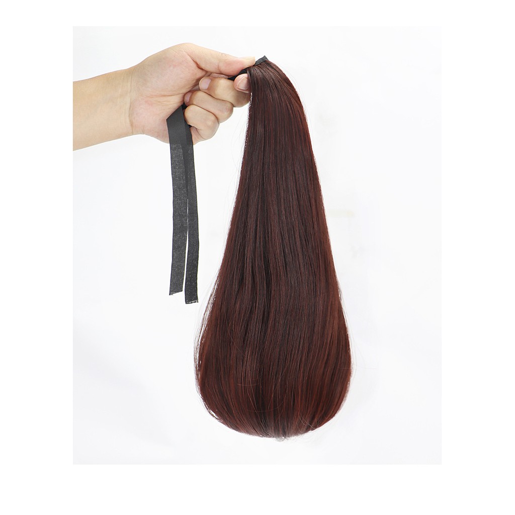 Tóc giả cột 40cm ❤️FREESHIP❤️ Tóc cột giả đuôi cúp 40cm D12