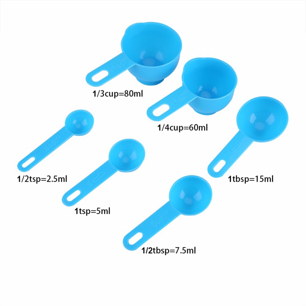 Bộ cốc và muỗng đong 7 món tiện lợi cho nhà bếp