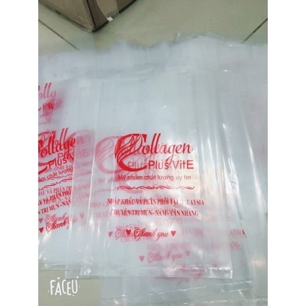 1 kg túi bọc dẻo đựng kem collagen plus vit e