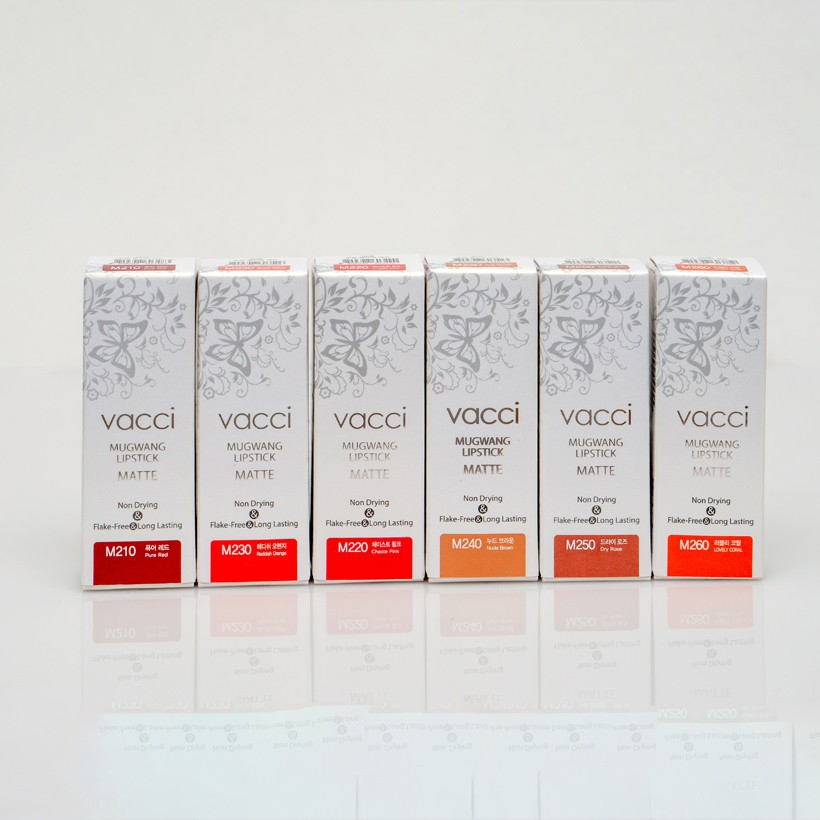 [Chính hãng] Son lì cao cấp thế hệ mới lâu phai Vacci Mugwang matte Lipstick 3.5g