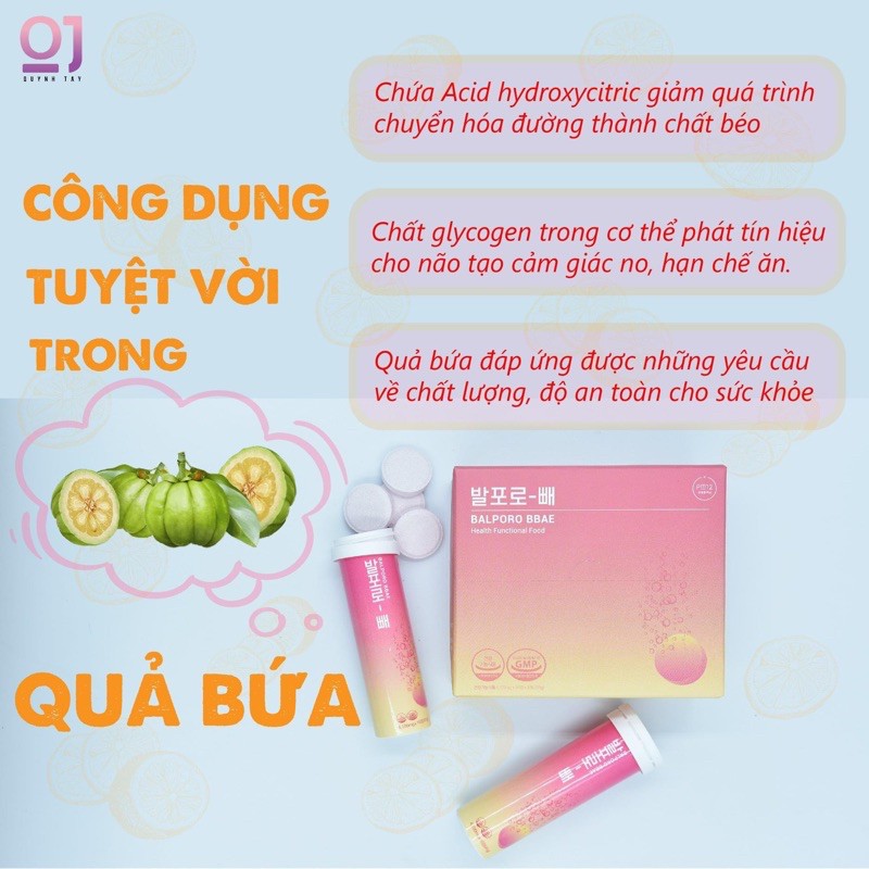 Viên Sủi Giảm Cân 𝐁𝐀𝐋𝐏𝐎𝐑𝐎 𝐁𝐁𝐀𝐄 Hàn Quốc | BigBuy360 - bigbuy360.vn