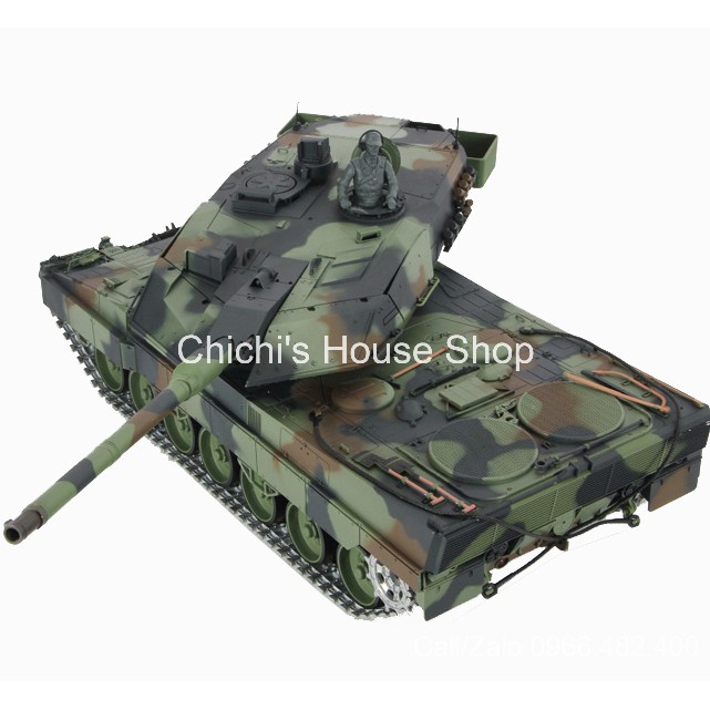 Đồ chơi xe tăng cao cấp Henglong Leopard 2A6 phiên bản mới 7.0