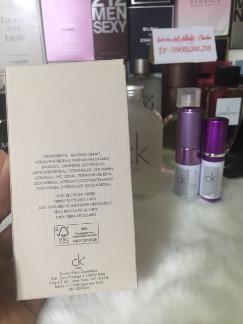 [Mẫu Thử] Nước Hoa Nam Calvin Klein Ck One | BigBuy360 - bigbuy360.vn