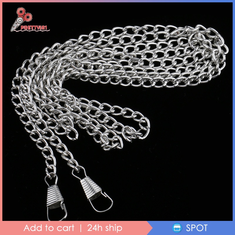 [Prettyia1] Dây Xích Kim Loại Thay Thế Cho Túi Xách Đeo Chéo 120cm