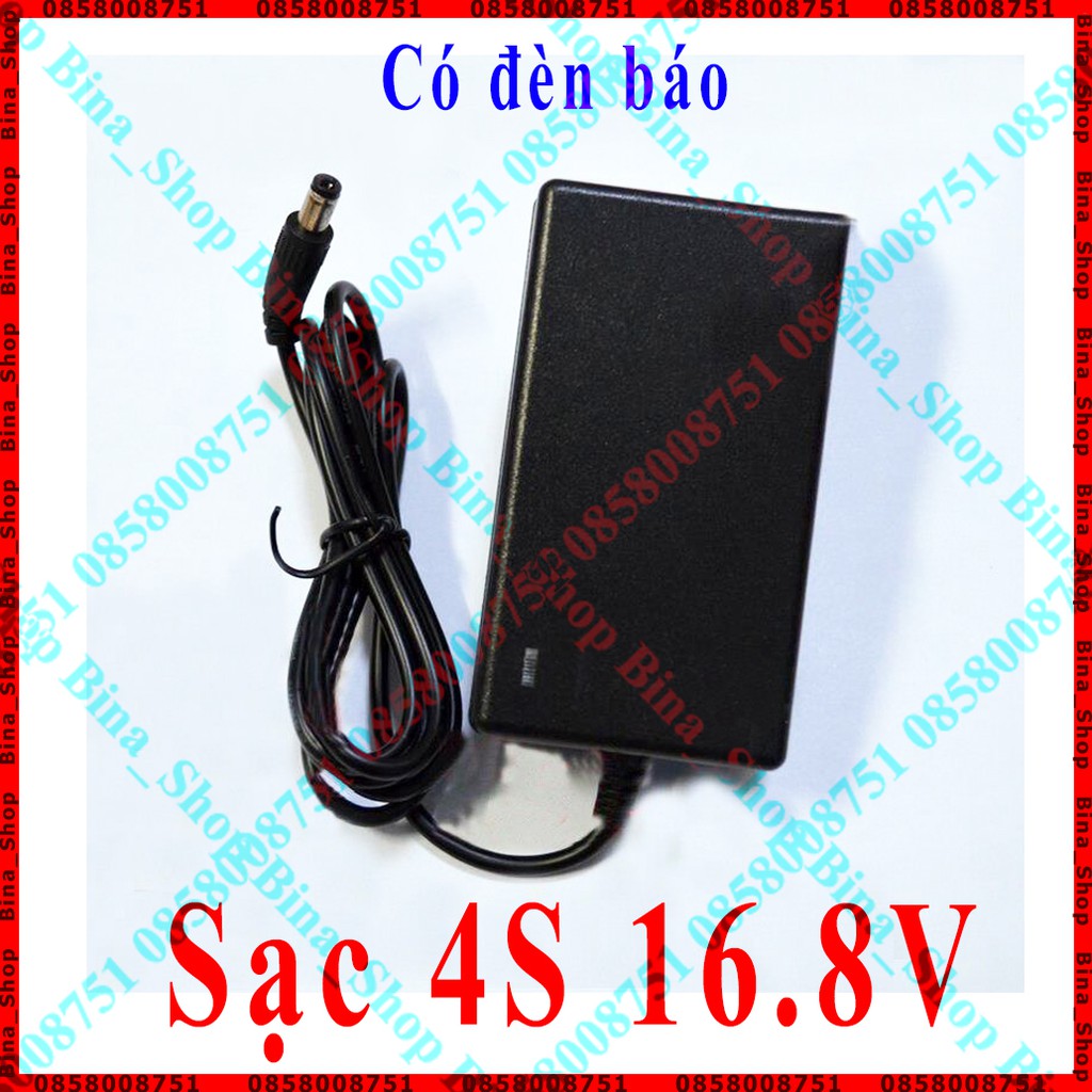 Sạc pin 4S 16.8v 2A có đèn báo trạng thái