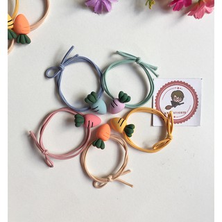 (Ảnh thật-chọn màu) Cột tóc hình cà rốt dễ thương