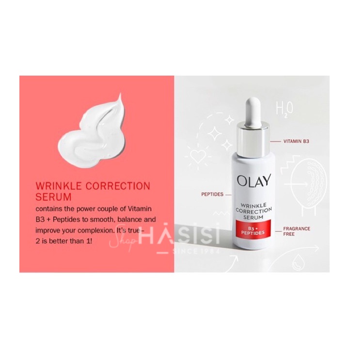 Tinh Chất Chống Nhăn Tái Tạo Da OLAY Wrinkle Serum 40mL