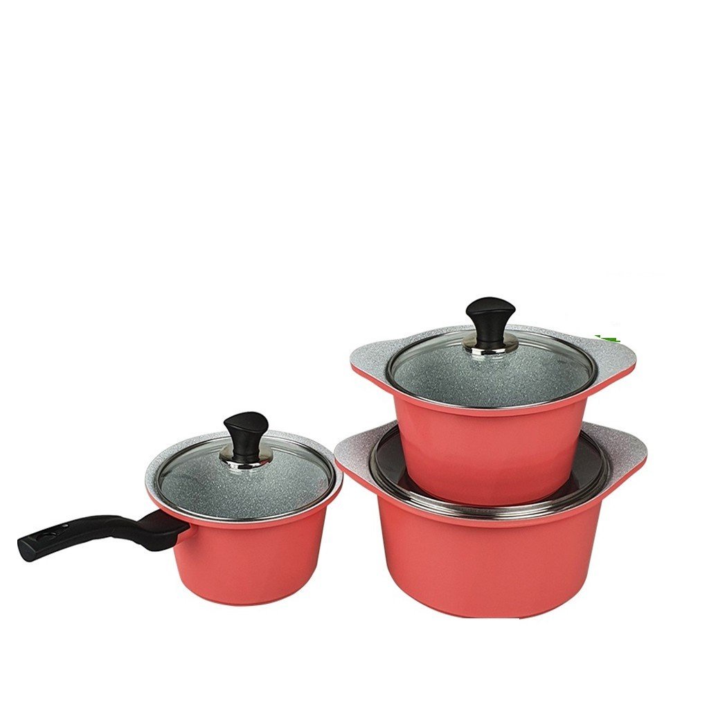 BỘ NỒI ĐÚC, CHỐNG DÍNH GREEN COOK công nghệ hàn quốc
