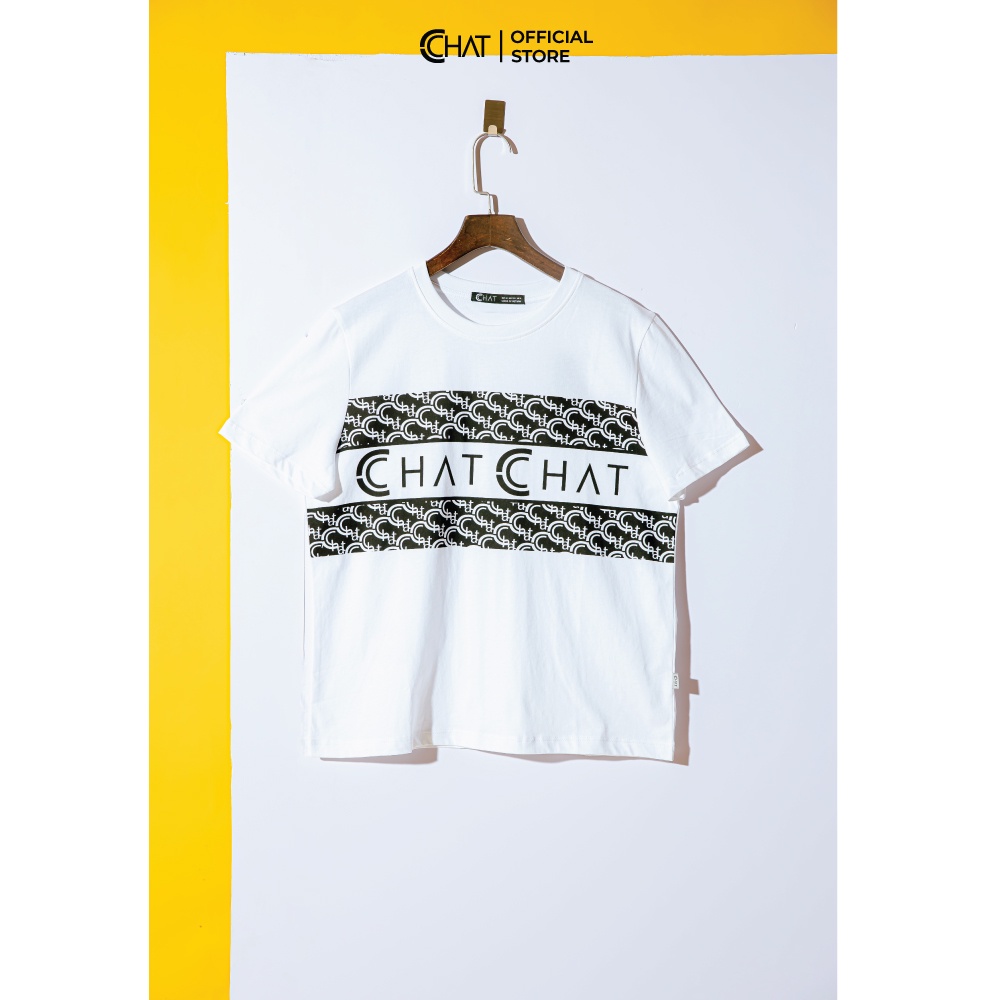 Áo thun nữ T-shirt in Cchat full CCHAT