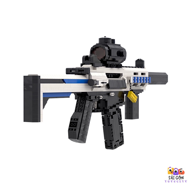 Đồ Chơi Lắp Ráp Kiểu LEGO Mô Hình PUBG SLR Black ICE Cực Hot Với 1300+ PCS - Bản Thiết Kế Tiêu Chuẩn Của Kevin183