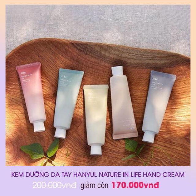 Kem dưỡng da tay Hanyul Hand Cream Nature In life #SEO RI TAE (ĐẬU ĐEN) | BigBuy360 - bigbuy360.vn