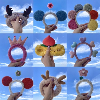 Băng đô hình bông hoa/ sừng hươu đáng yêu tùy chọn cho nữ