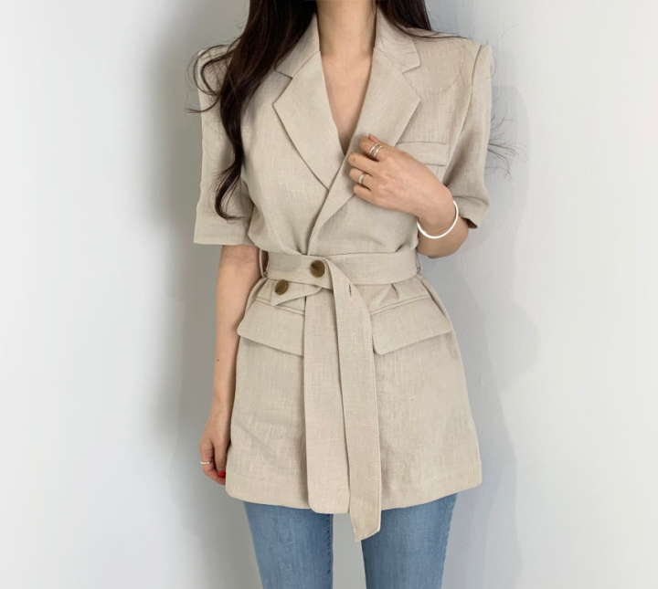 Áo Khoác Tay Ngắn Thời Trang Hàn Quốc 2021 | BigBuy360 - bigbuy360.vn