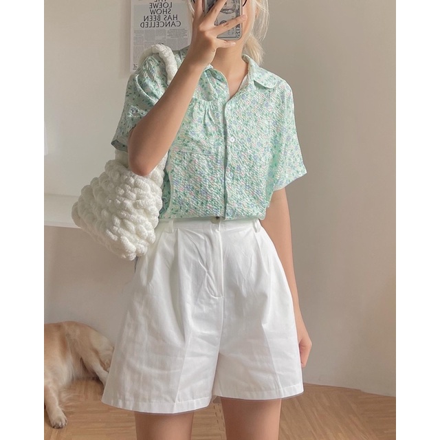 Sơ mi Momo form dài 18made ✿ 𝐁𝐲 𝐄𝐢𝐠𝐡𝐭𝐞𝐞𝐧 𝐀𝐠𝐚𝐢𝐧