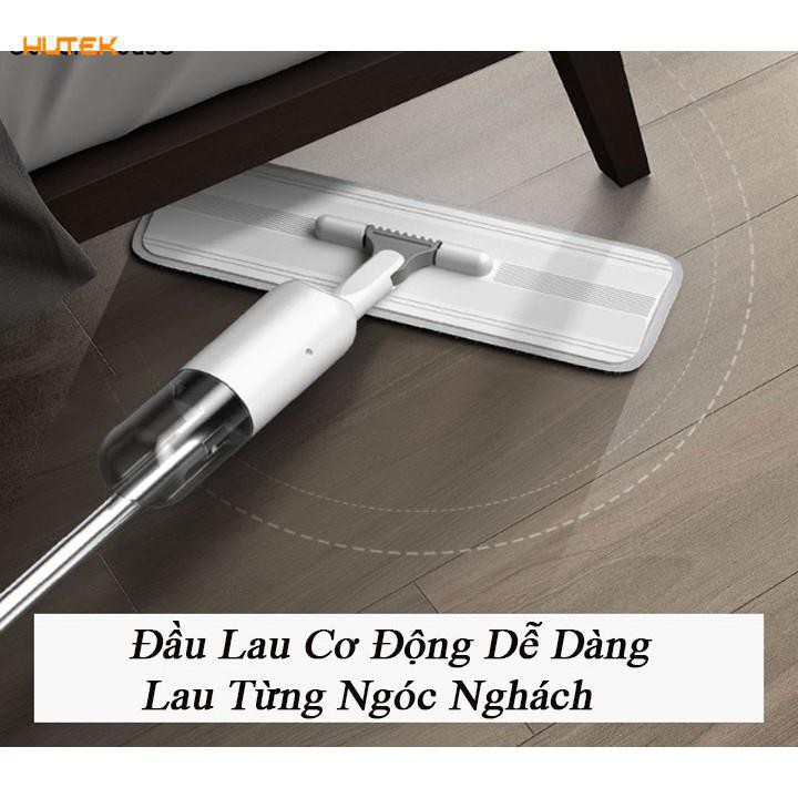 Cây Lau nhà, Chổi Lau nhà thông minh, 2 trong 1 (Xịt nước-Lau), khăn lau sợi cotton lau nhanh sạch, bảo hành 6 tháng