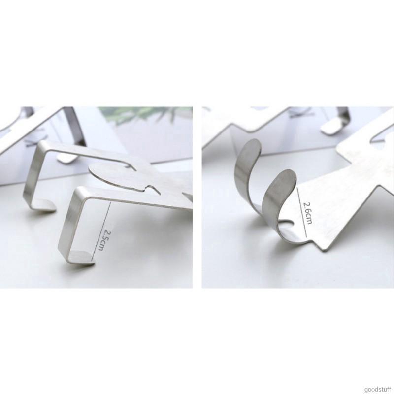 door-back hook creative trace-free nail storage hook 2 loaded