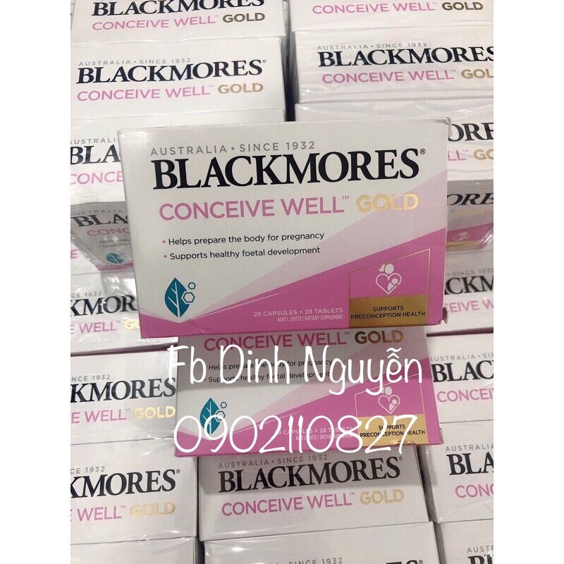 Tăng thụ thai Blackmores Conceive Well Gold