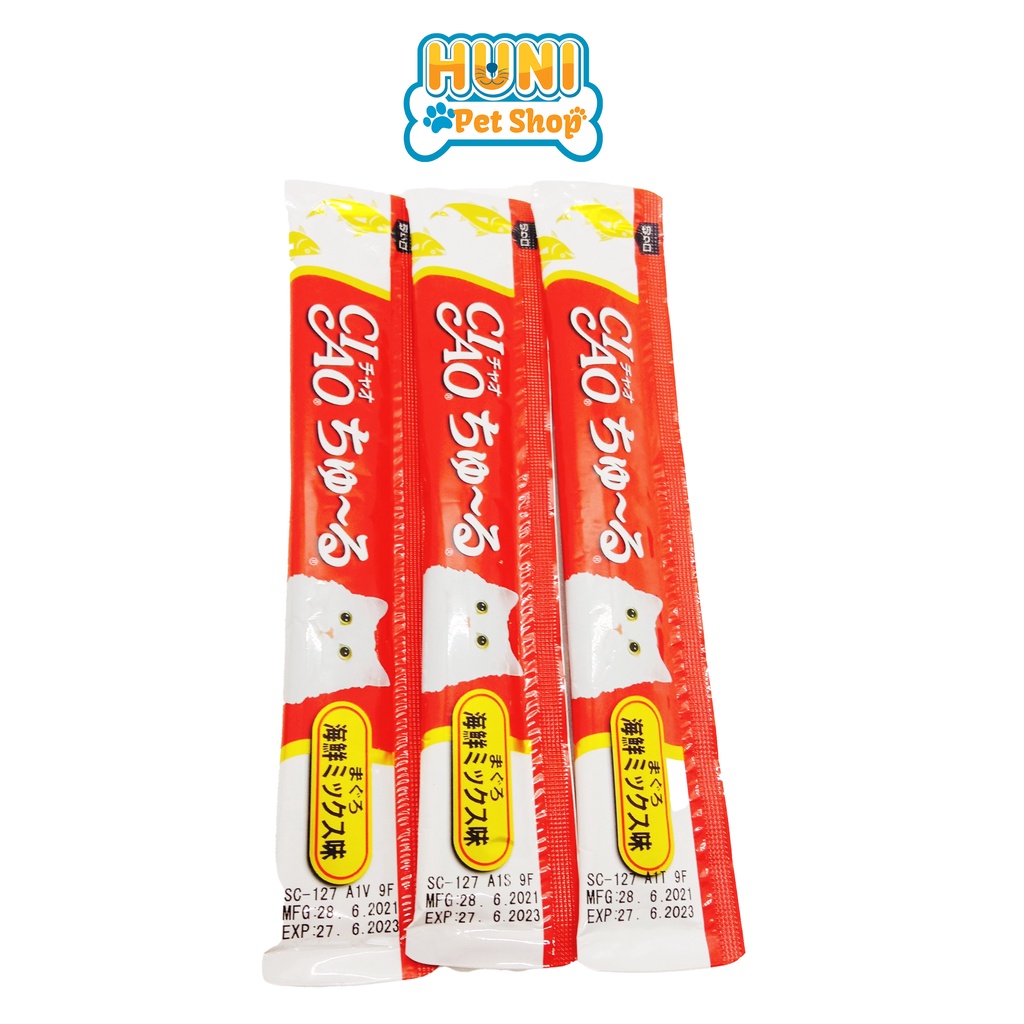 Súp thưởng Ciao cho mèo - Que thưởng 14g dạng sốt