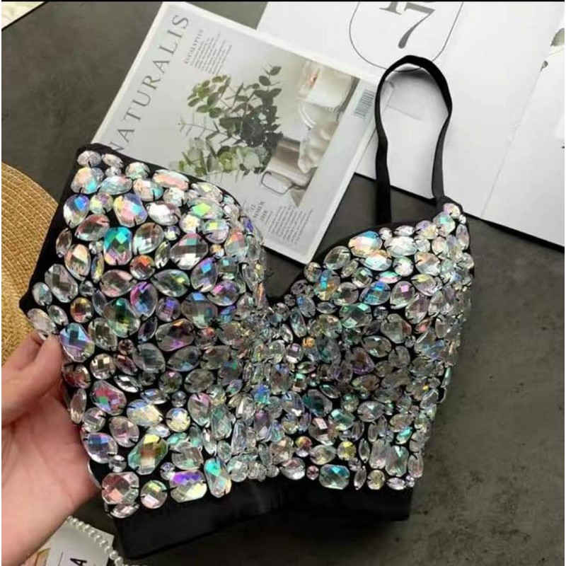 Áo dây đính hạt thời trang 6795