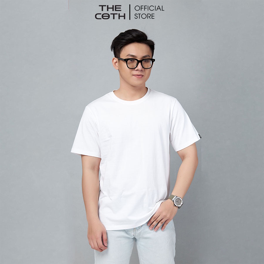 Áo Thun Trơn Nam Hàng Hiệu Đẹp Cotton Cao Cấp, Cổ Tròn thoáng mát Thương Hiệu THE COTH AT1M1001
