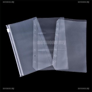 A5 / A6 Trong Suốt Khóa Zip Phong Bì Chất Kết Dính Bỏ Túi Đổ Lại Tổ Chức Văn Phòng Phẩm U9