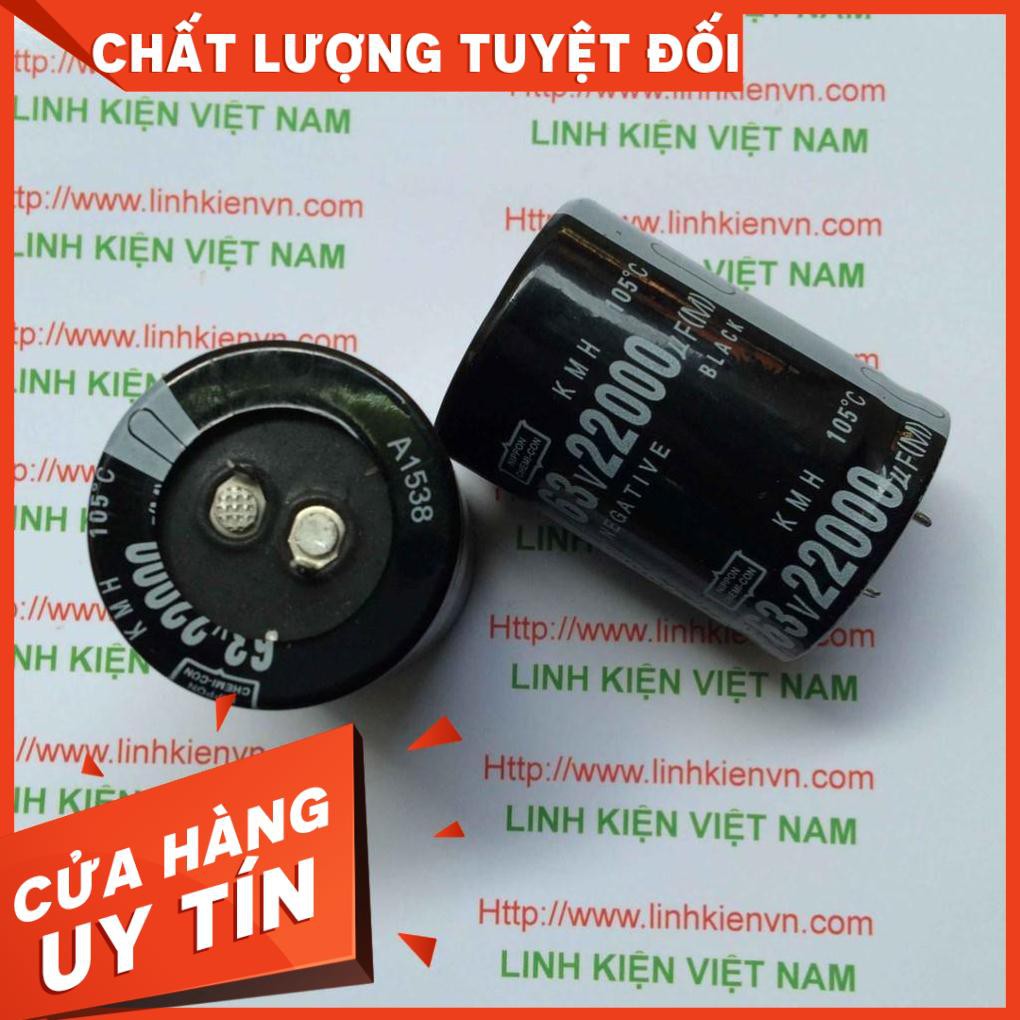 Tụ hóa 22000uF 63V (1 cái)