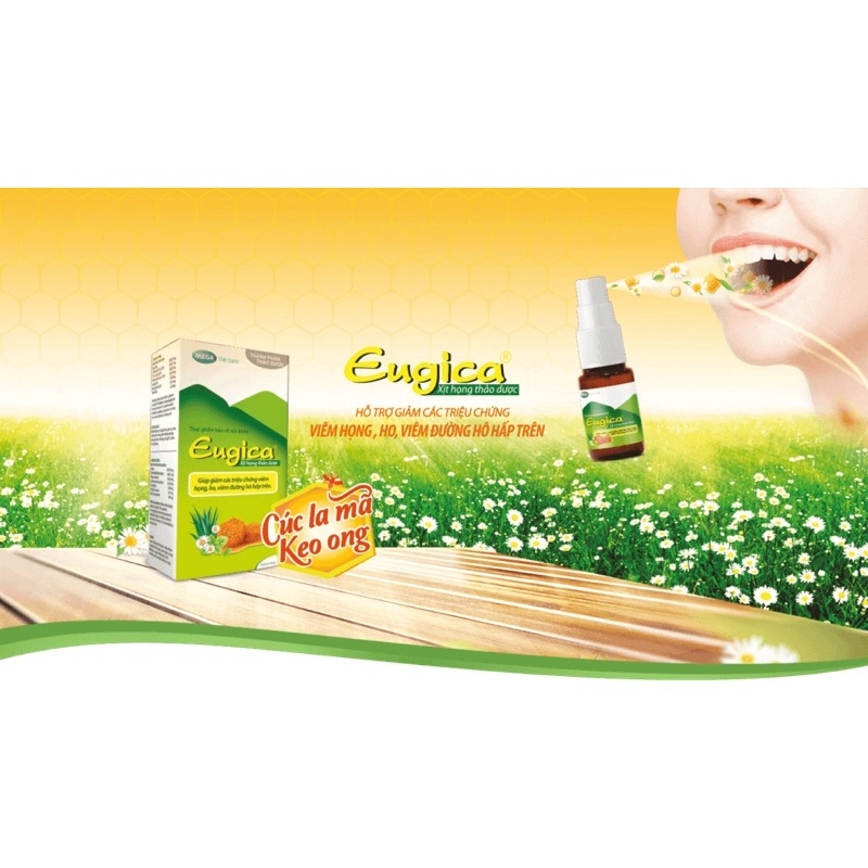 ✅[CHÍNH HÃNG] Xịt họng thảo dược Eugica Mouth Spray