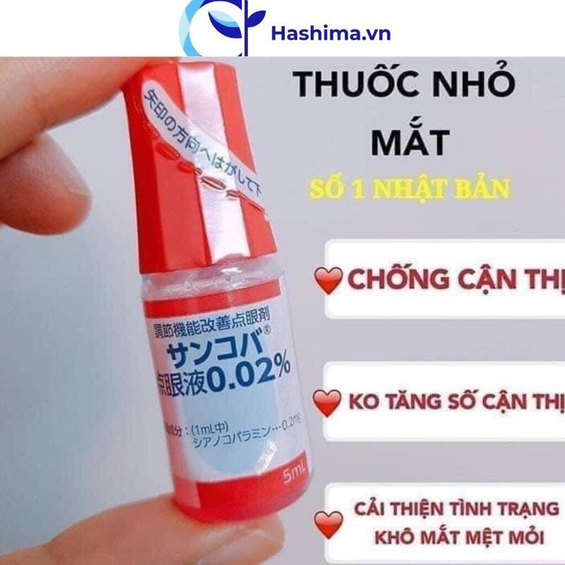 Thuốc nhỏ mắt Sancoba Nhật Bản 5ml