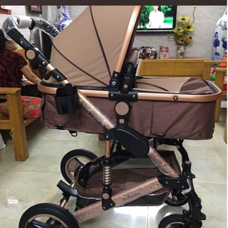 Xe đẩy kiêm nôi ru cho bé BELECO hàng chính hãng bảo hành 3 tháng
