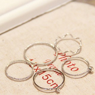 Set nhẫn 5 chiếc Hàn Quốc