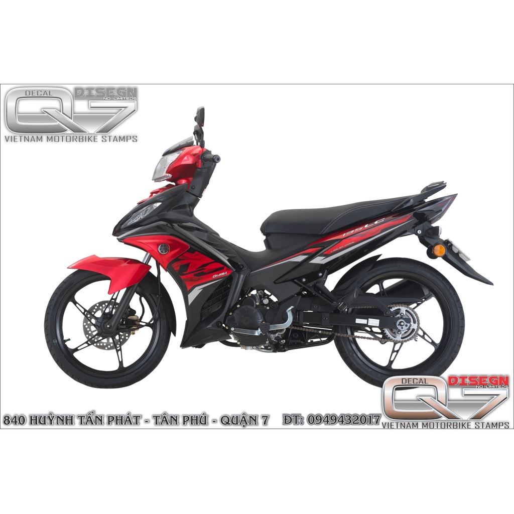TEM RỜI EXCITER 2011 LC 2021 ĐỎ ĐEN