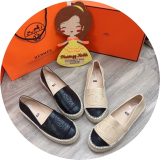 Giầy slip on viền cói