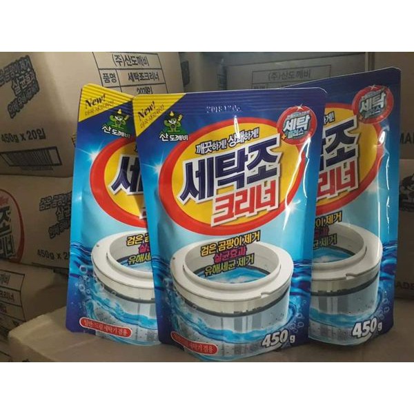Bột tẩy vệ sinh lồng máy giặt Sandokkaebi - Hàn Quốc