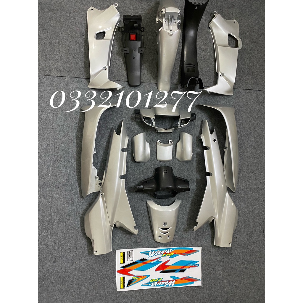 DÀN ÁO - VỎ NHỰA WAVE ALPHA 2002, WAVE THÁI ĐỦ MÀU KÈM TEM