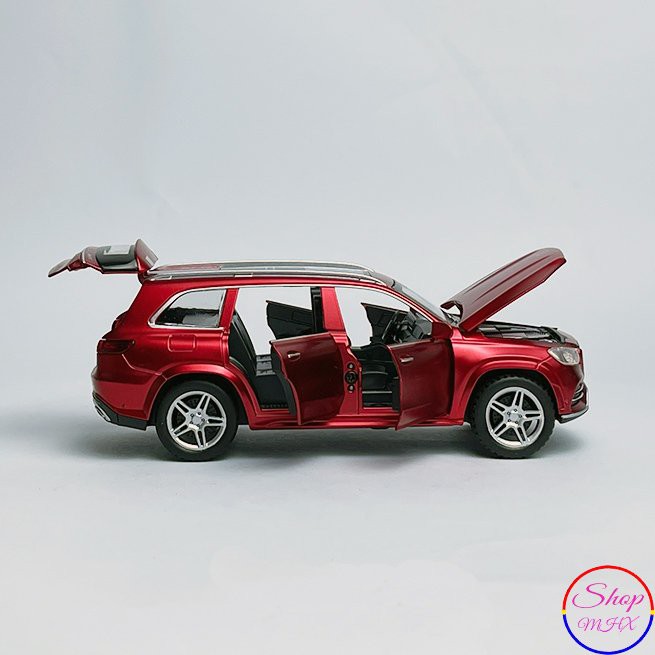 Xe đồ chơi mô hình sắt Mercedes-Benz GLS 580TẶNG KÈM BIỂN SỐ tỉ lệ 1:32 hãng Chimei