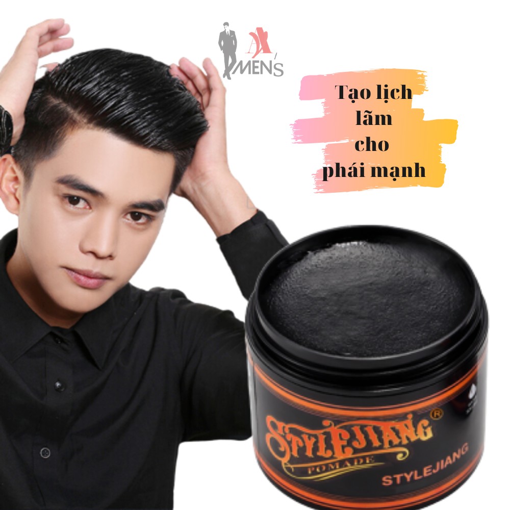 Sáp vuốt tóc nam Stylejiang cao cấp 120g - Hương hoa tự nhiên không gây kích ứng da đầu