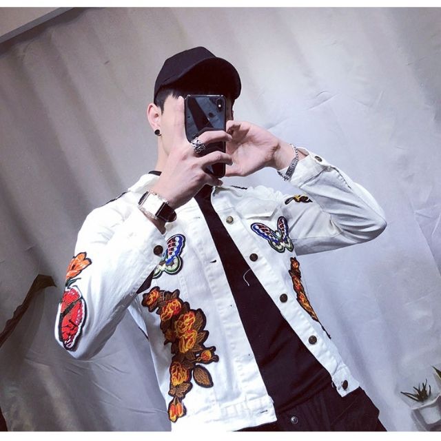 ÁO KHOÁC JEAN NAM 9-5 HỌA TIẾT THỜI TRANG CỦA STYLE SHOP