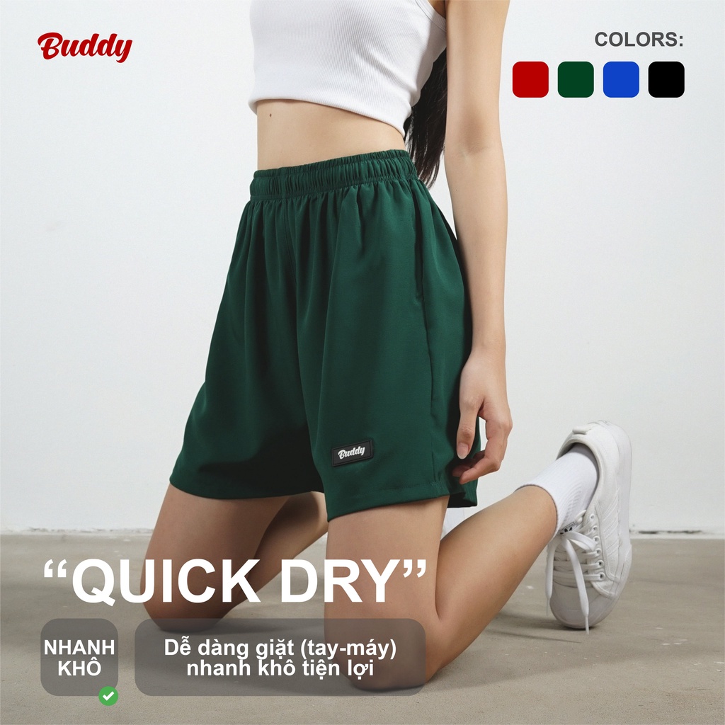 [CHÍNH HÃNG] Quần short nam nữ vải dù đa năng mỏng nhẹ - thoáng mát - nhanh khô