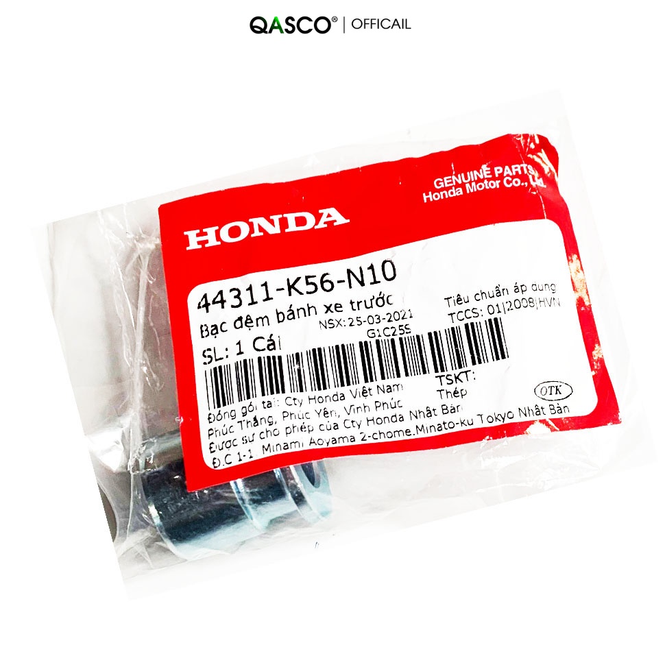 Bạc đệm bánh xe trước HONDA WINNER 150 / WINNER X (RS150 V1 V2 V3) (44311K56N10)