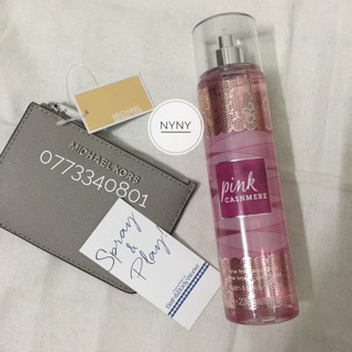 Nước hoa toàn thân PINK CASHMERE- Body mist Bath & Body Works