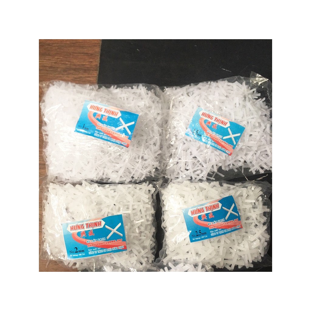 Ke ron chữ thập ốp lát gạch, bịch ke lát gạch 100 cái
