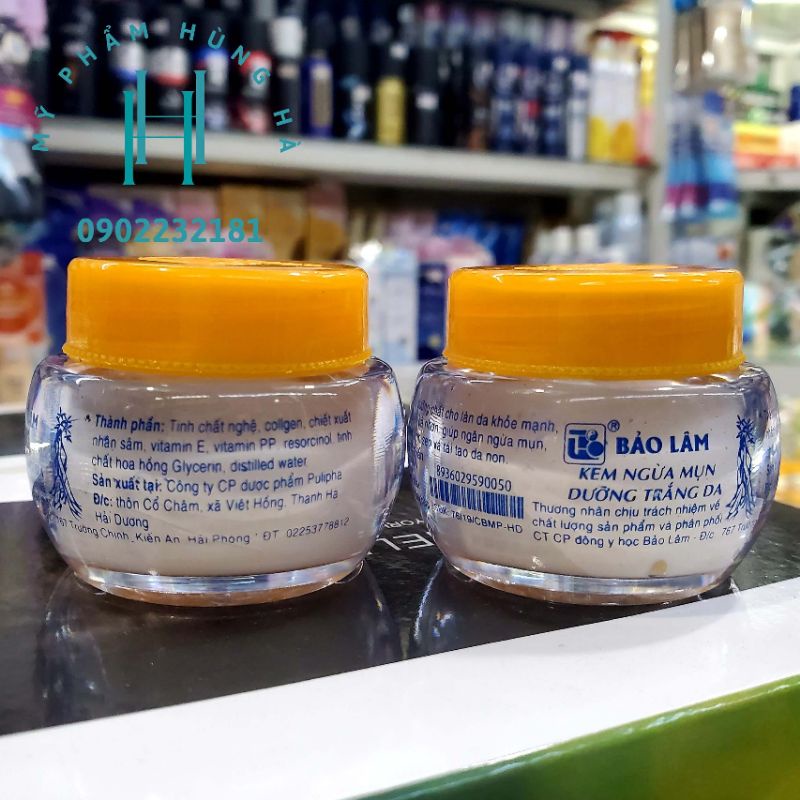 Kem ngừa mụn, trắng da, Bảo Lâm, 20g combo 2 hộp | BigBuy360 - bigbuy360.vn